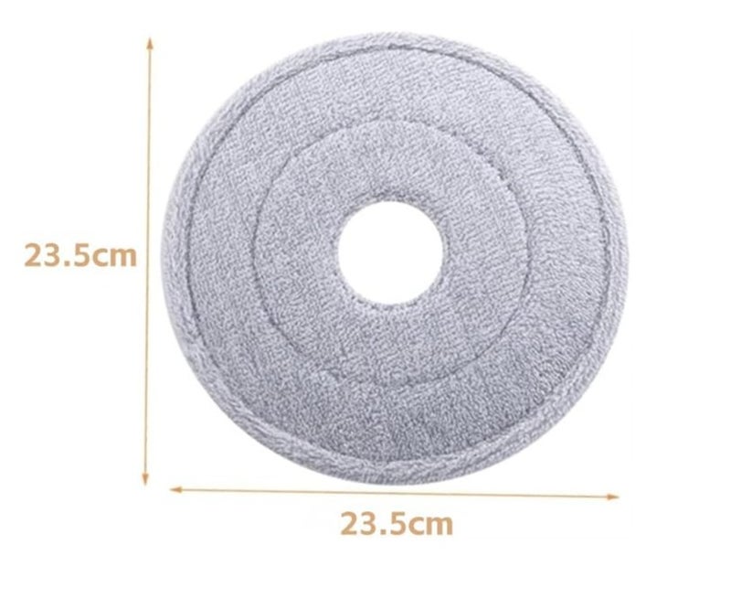 VENDIX Spin Mop Replacement Head Microfiber Mop Pads 2 PCS Refill Cleaning Mop Head Highly Absorbent Washable Floor Cleaning Pad - Image 2