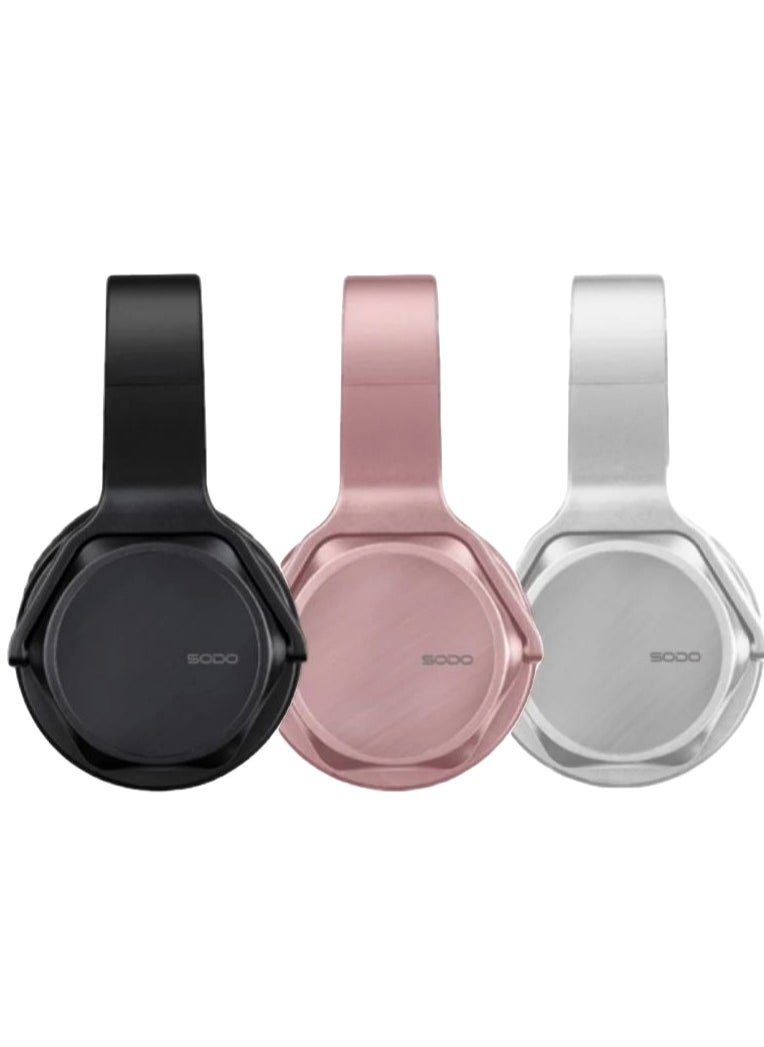 SODO - Bluetooth Wireless On-Ear Headphone Black - Image 1