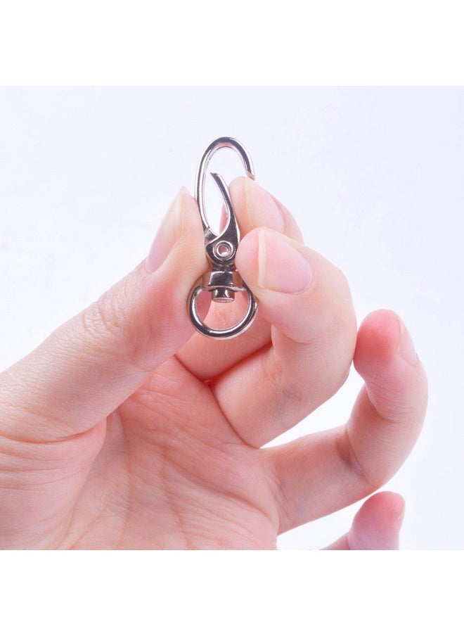 BronaGrand - Pack Of 50 D Swivel Trigger Clips Hooks Metal Key Ring Lobster Clasps - Image 1