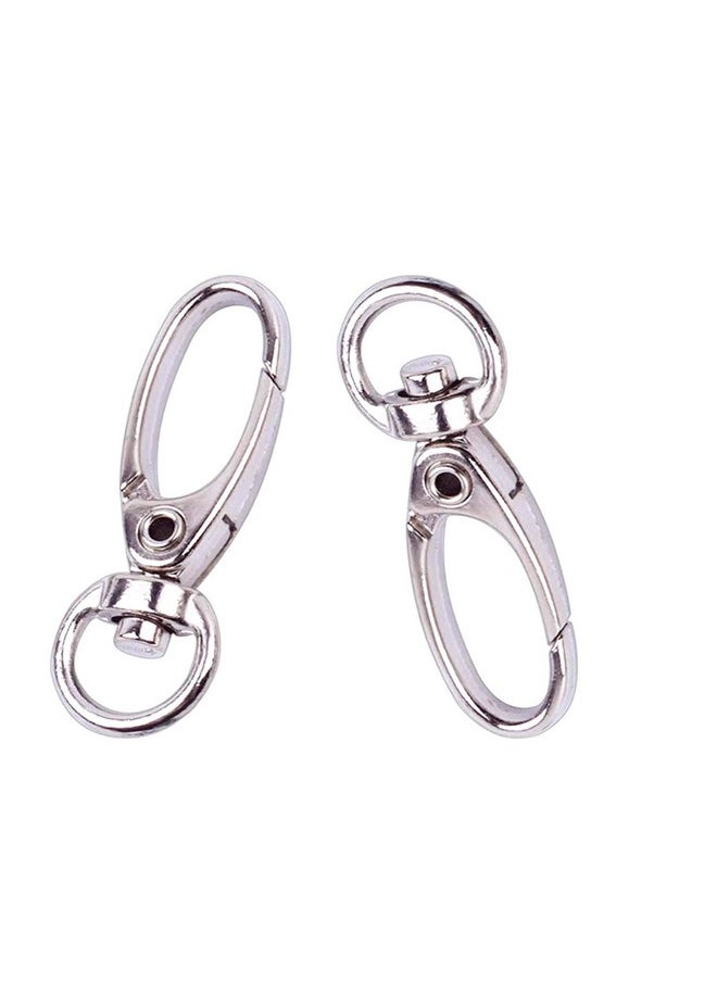 BronaGrand - Pack Of 50 D Swivel Trigger Clips Hooks Metal Key Ring Lobster Clasps - Image 1