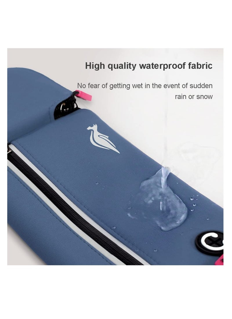 Excefore - Running Belt Bag, Running Belt Bag with Foldable Water Bottle Holder, Running Phone Holder for Women and Men, Water Resistant and Non Bouncing, Perfect for Running, Cycling and Walking - Image 1