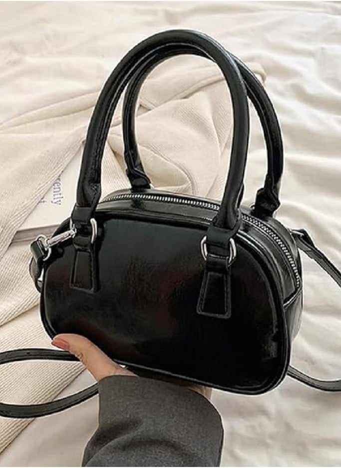 DEAR Dearni Top Handle Clutch Handbag for Women Mini Leather Crossbody Handbag Tote Bag Satchel Shoulder Purse  - Image 2