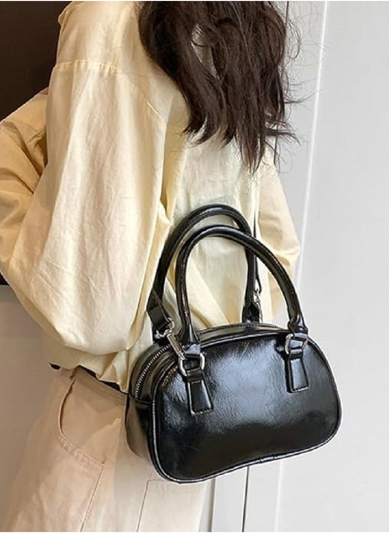 DEAR Dearni Top Handle Clutch Handbag for Women Mini Leather Crossbody Handbag Tote Bag Satchel Shoulder Purse  - Image 3
