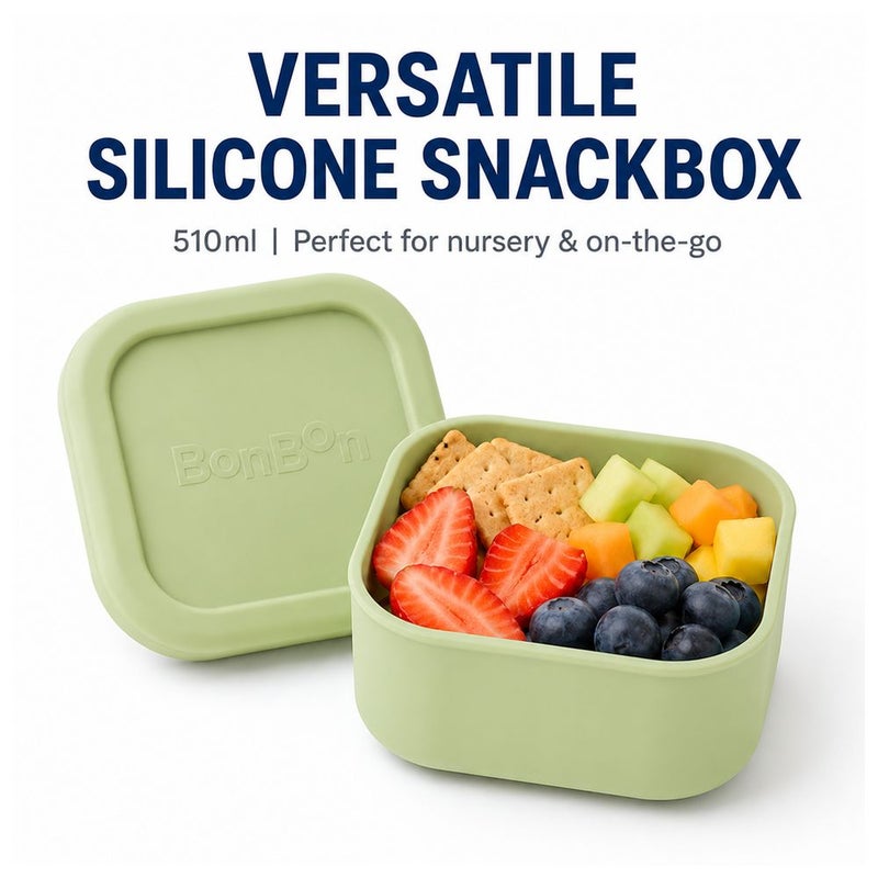 BonBon - Silicone Snack Box - 510ml - Green - Image 4
