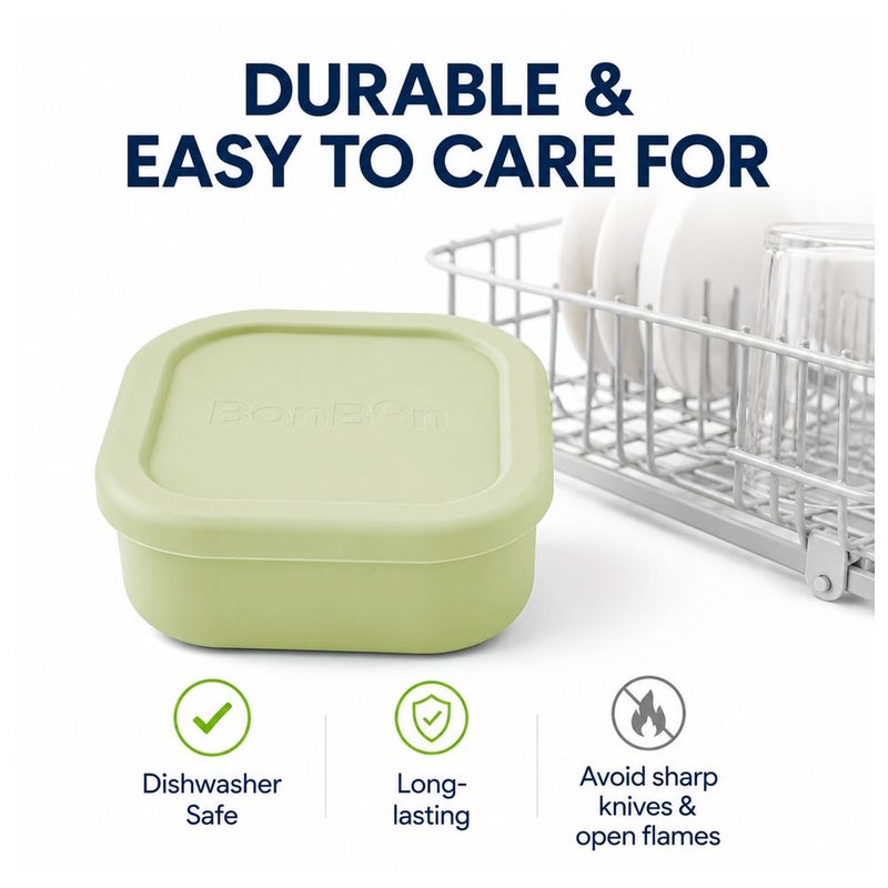 BonBon - Silicone Snack Box - 510ml - Green - Image 5