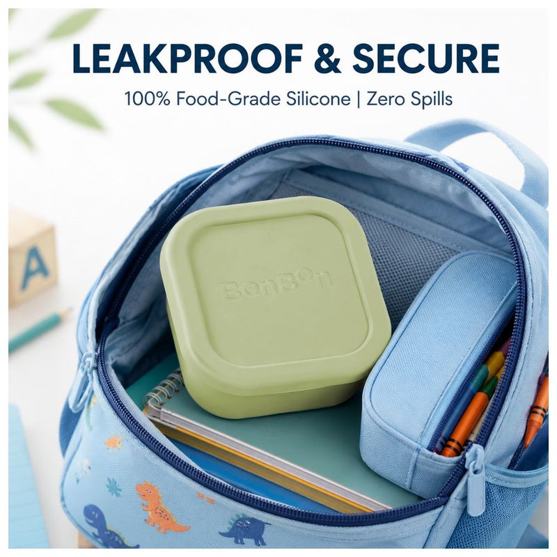 BonBon - Silicone Snack Box - 510ml - Green - Image 2