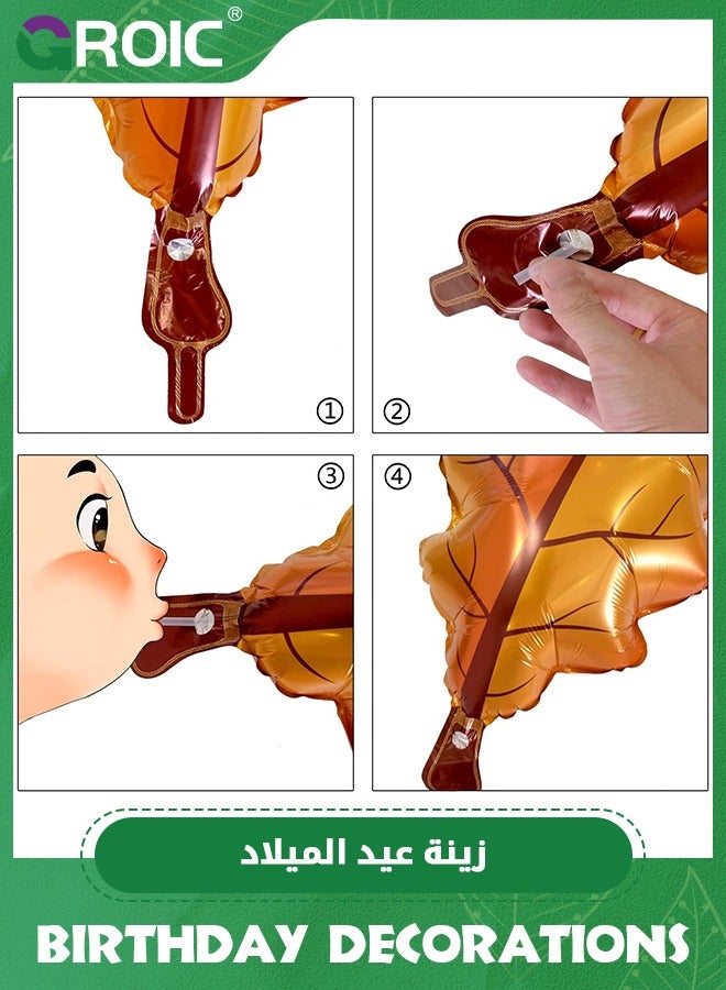 GROIC 65 Pcs Pink Birthday Decorations, Pink Fringe Curtain with Happy Birthday Balloons Banner, Happy Birthday Balloons, Happy Birthday Balloon Letters Girl Birthday Party Decorations - Image 5