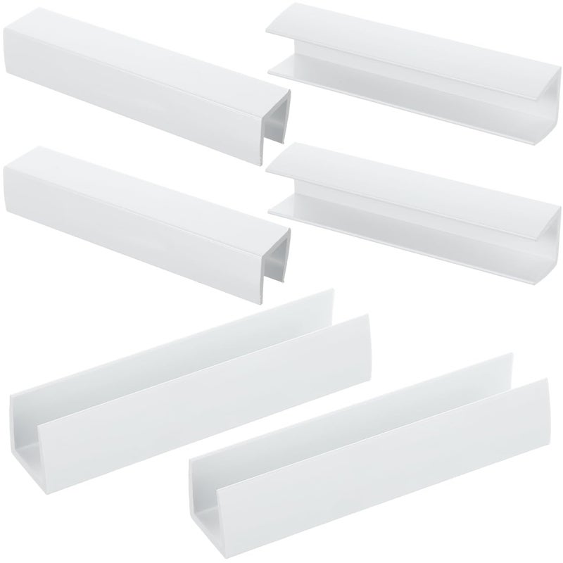 KOMBIUDA 6pcs Door Reinforcement for Gates Pet Fences Material Easy to Install Optimal Safety for Indoor U-Shaped Design - Image 1