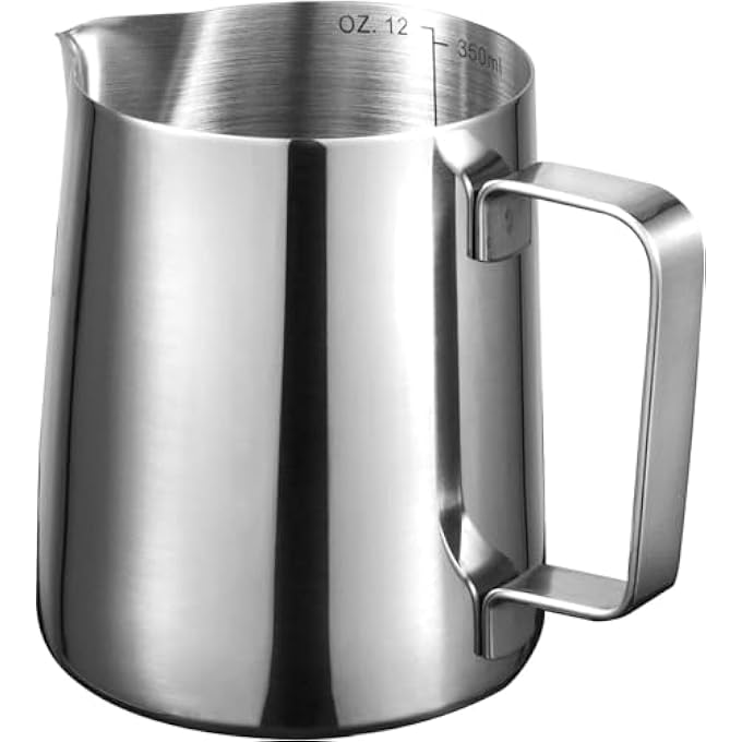 Unity Milk Jug Espresso Milk Frothing Pitchers 304 Stainless Steel Barista Cup For Making Coffee Cappuccino 350Ml  Pen - Image 3