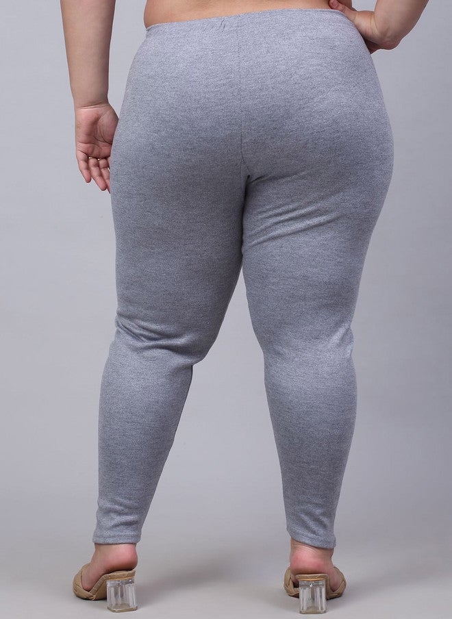 Trend Level Solid Ankle-Length Leggings - Image 3