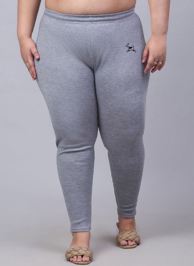 Trend Level Solid Ankle-Length Leggings - Image 1