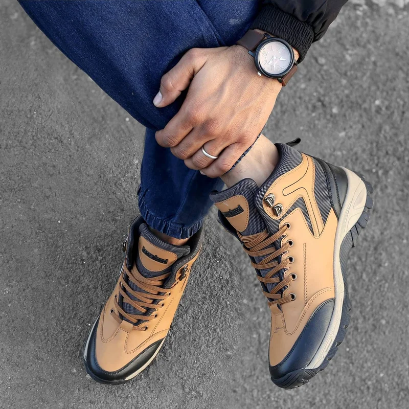 Bacca Bucci Brown Alder Riding Boots for Hiking and Trekking for Men | Best Price UAE