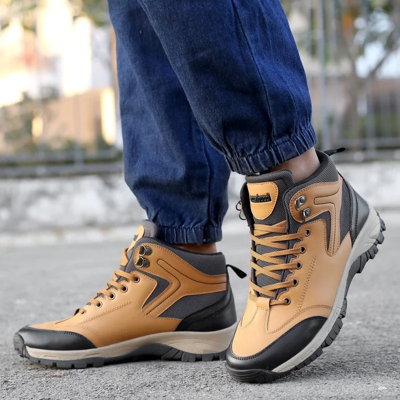 Bacca Bucci Brown Alder Riding Boots for Hiking and Trekking for Men | Best Price UAE