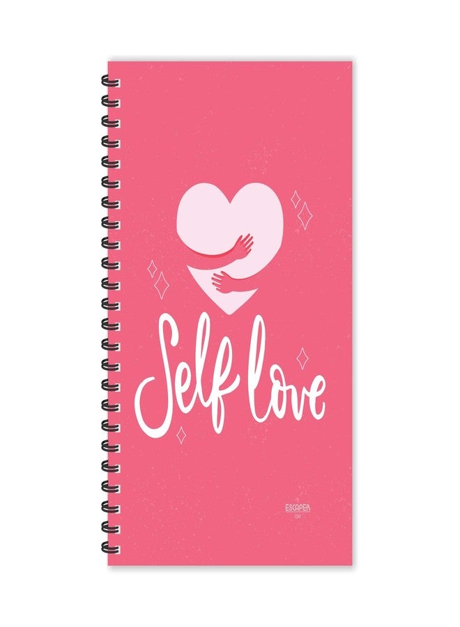 ESCAPER Self Love Diary, Ruled - A5 Size - 8.5 x 5.5 inches Designer Motivational Diary, Love Quotes Diary, Diary Notepad, Diary for Office, Diary for Gift - Image 1