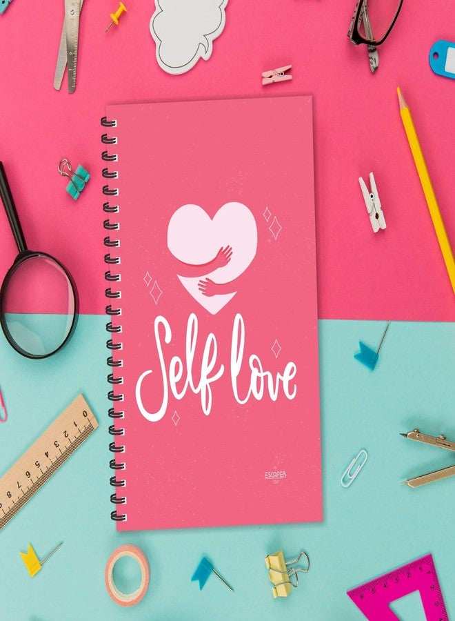 ESCAPER Self Love Diary, Ruled - A5 Size - 8.5 x 5.5 inches Designer Motivational Diary, Love Quotes Diary, Diary Notepad, Diary for Office, Diary for Gift - Image 5