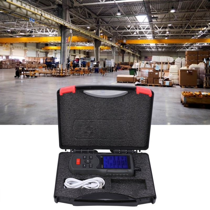 Air Quality Monitor: 5-In-1 CO2 TVOC Temperature Humidity Detector - Mute Button Alarm Setting C/F Switch for Indoor Industrial Testing - Image 2