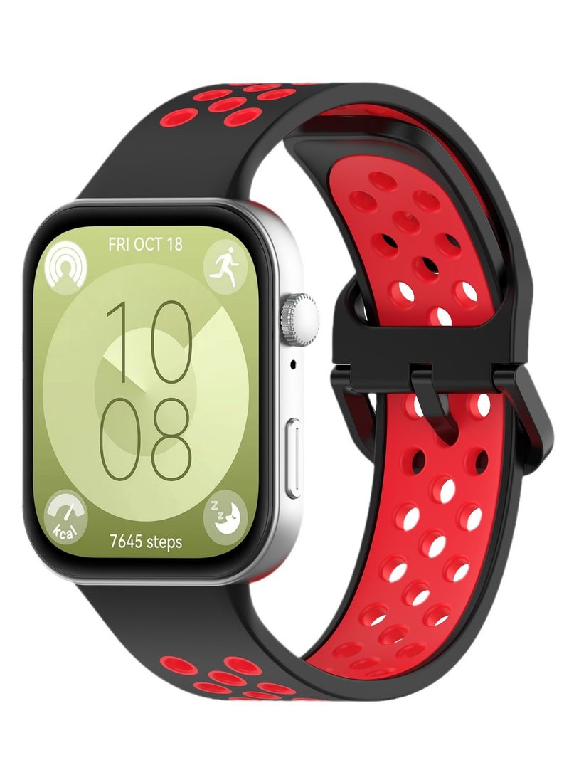 HW 3PCS Strap for HUAWEI Watch Fit 3, Silicone Watchband Replacement Bracelet  - Image 3