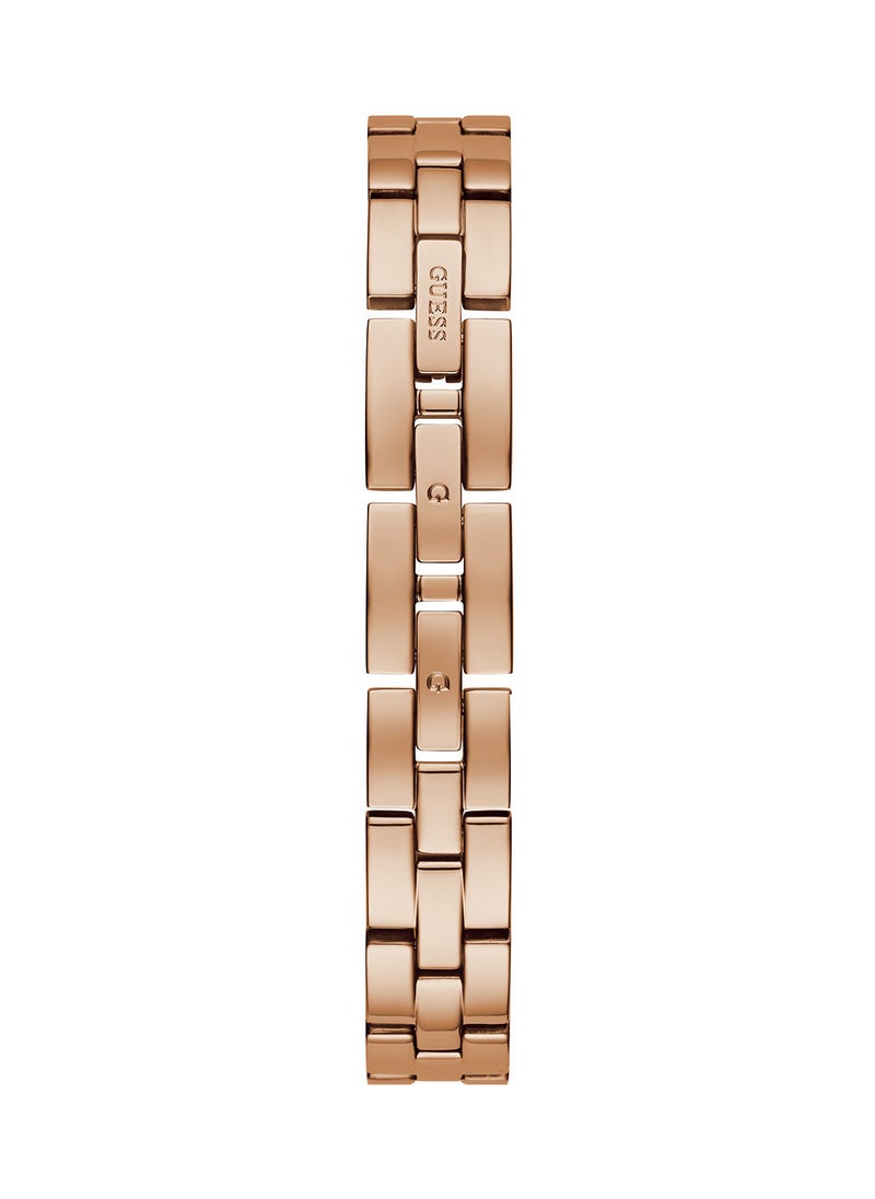 GUESS ساعة يد نسائية بعقارب من الستانلس ستيل ذات شكل دائري GW0112L3 مقاس 27 ملم  - Image 5