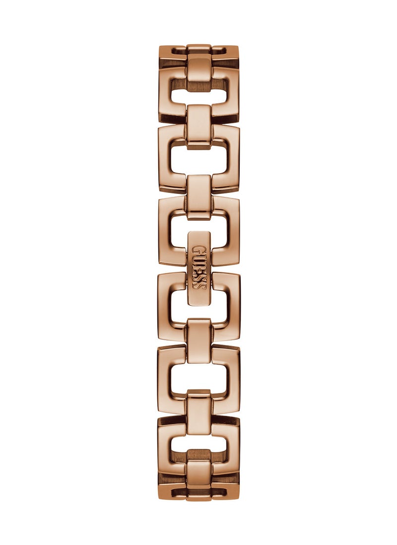 GUESS ساعة يد نسائية بعقارب من الستانلس ستيل ذات شكل دائري GW0112L3 مقاس 27 ملم  - Image 4