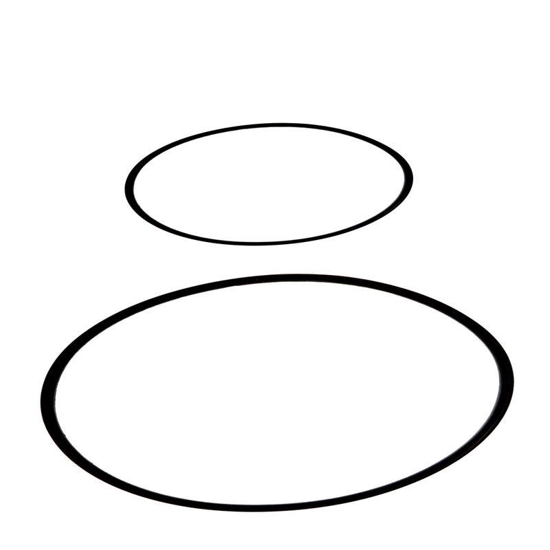 Vooli Pack Of 2 PRESSURE COOKER RUBBER GASKET 3.5 Ltr Support All Inner Lid Pressure Cooker - Image 1