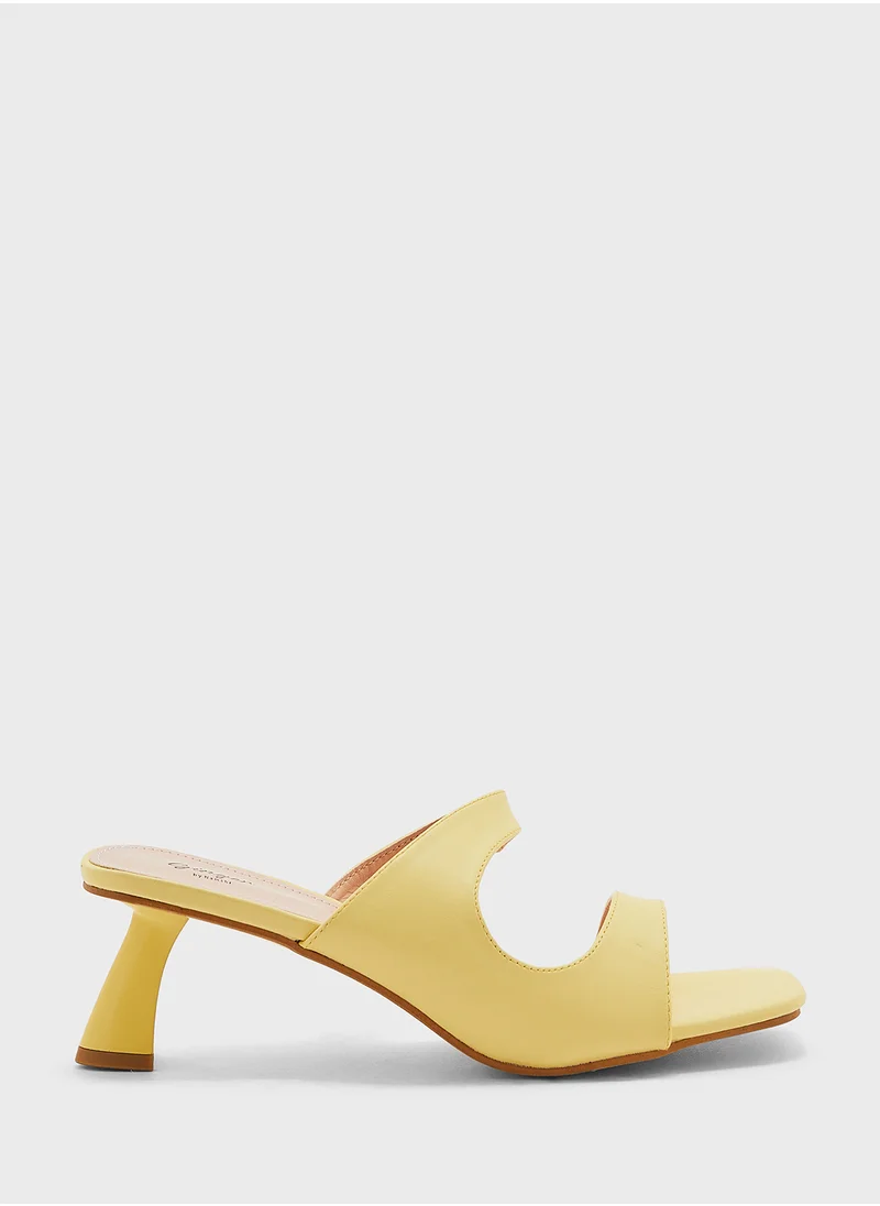 Ginger Double Strap Heel Sandal