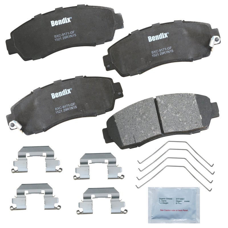 Bendix Priority1 CFC1521 Ceramic Front Brake Pads for Select Models Acura RDX, Honda Accord Crosstour, CR-V, Odyssey, Passport, Subaru Legacy - Image 5