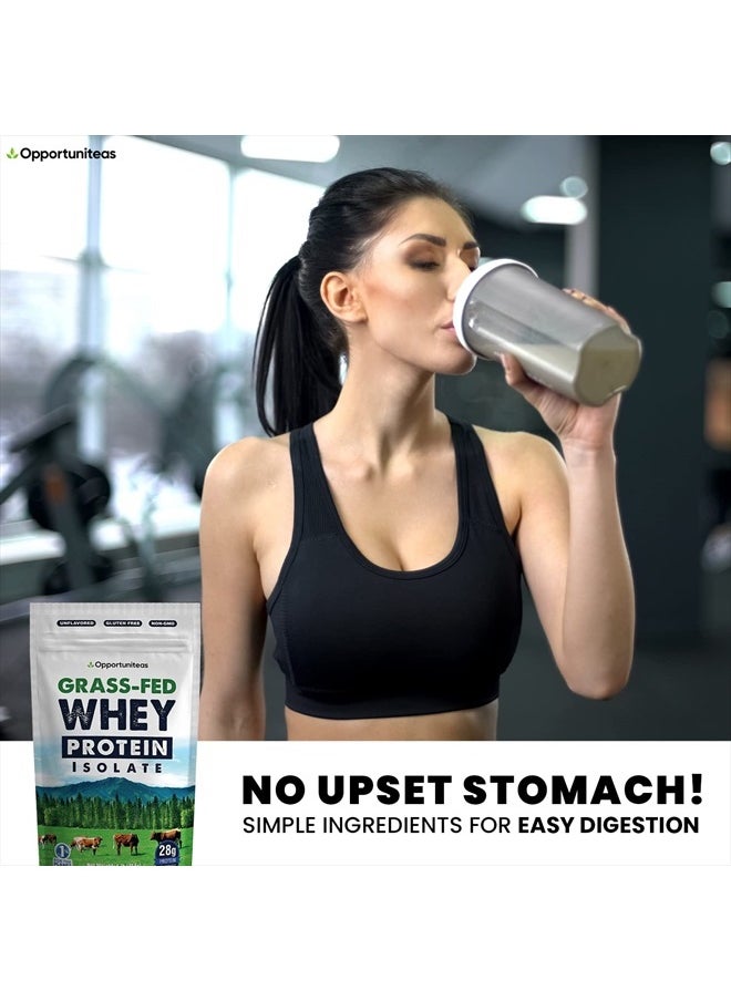 Opportuniteas Grass Fed Whey Protein Isolate Unflavored, (1 LB)  - Image 5