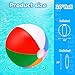 TPCHOIE 6 Packs 20 Beach Balls for PoolBulk Beach Balls for KidsBeachball Party FavorsLarge Beach Ball Toddler Pool Toys Set - Image 4