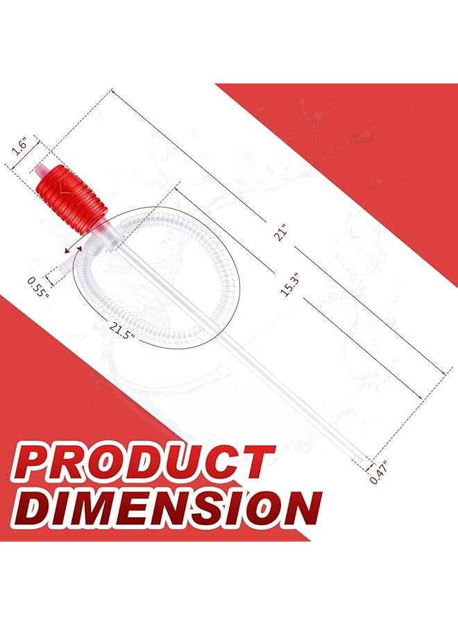 KASTWAVE Car Fuel Tank Sucker, Portable Siphon Pump For Gasoline Diesel And Other Liquid Water, For Vehicles, Lawn Mowers, And More, Efficient Multipurpose Pumps For Petrol, Kerosene, And Alcohol - Image 5
