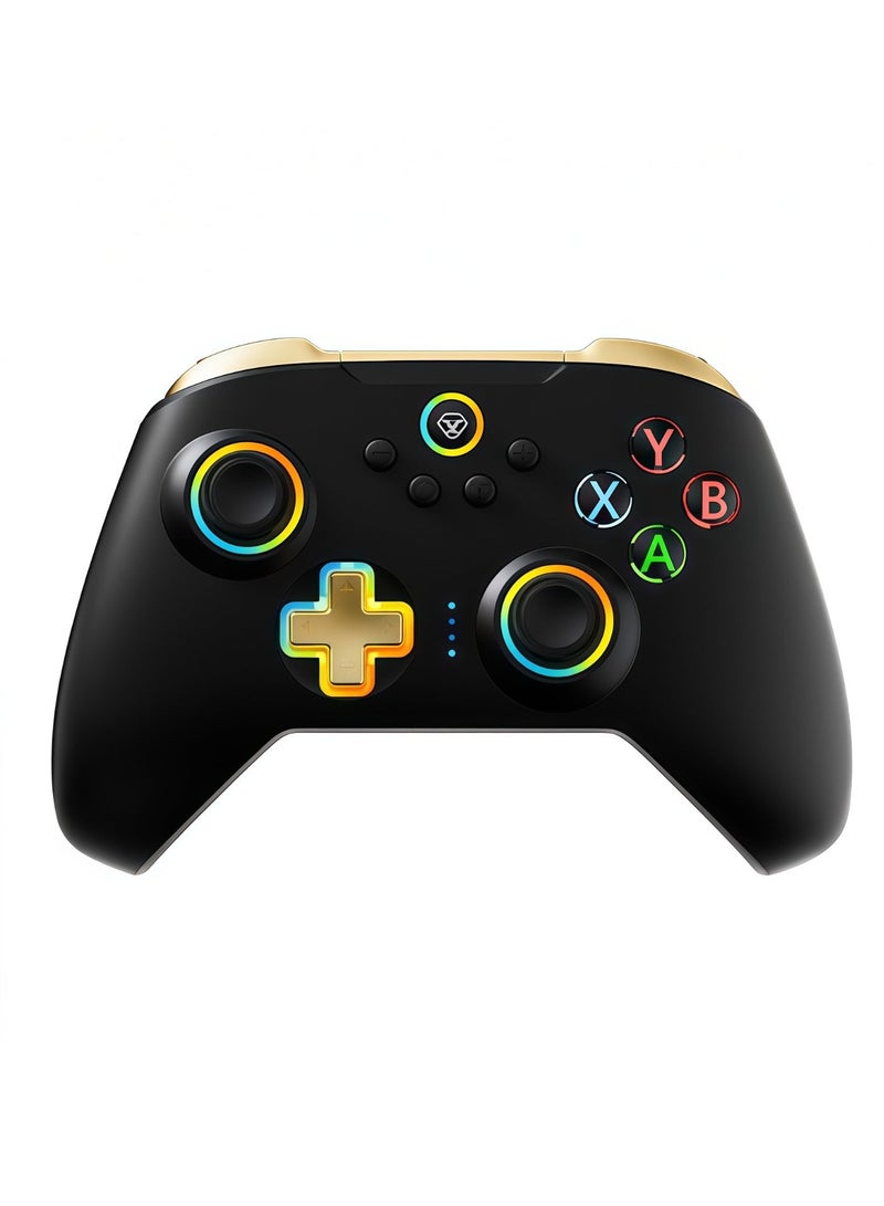 AOLION N10 Wireless Controller, Compatible with Switch2/PC/Android/Steam Deck – Bluetooth Controller, Gaming Controller, Equipped with Hall Effect Joystick and Triggers, Turbo, Vibration, and RGB Lighting Effects - Image 1