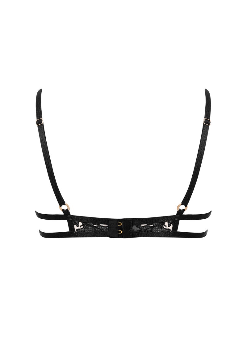 BLUEBELLA Strappy Mesh Detail Wired Bra  - Image 4