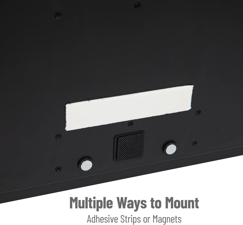 Mind Reader Single Serve Pod Organizer, Wall Mount, 20 Pod Capacity, Magnetic or Adhesive, 10.75" L x 15.5" W x 2.5" H, Black - Image 4