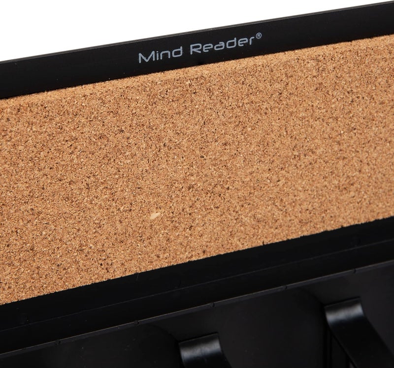 Mind Reader Single Serve Pod Organizer, Wall Mount, 20 Pod Capacity, Magnetic or Adhesive, 10.75" L x 15.5" W x 2.5" H, Black - Image 5