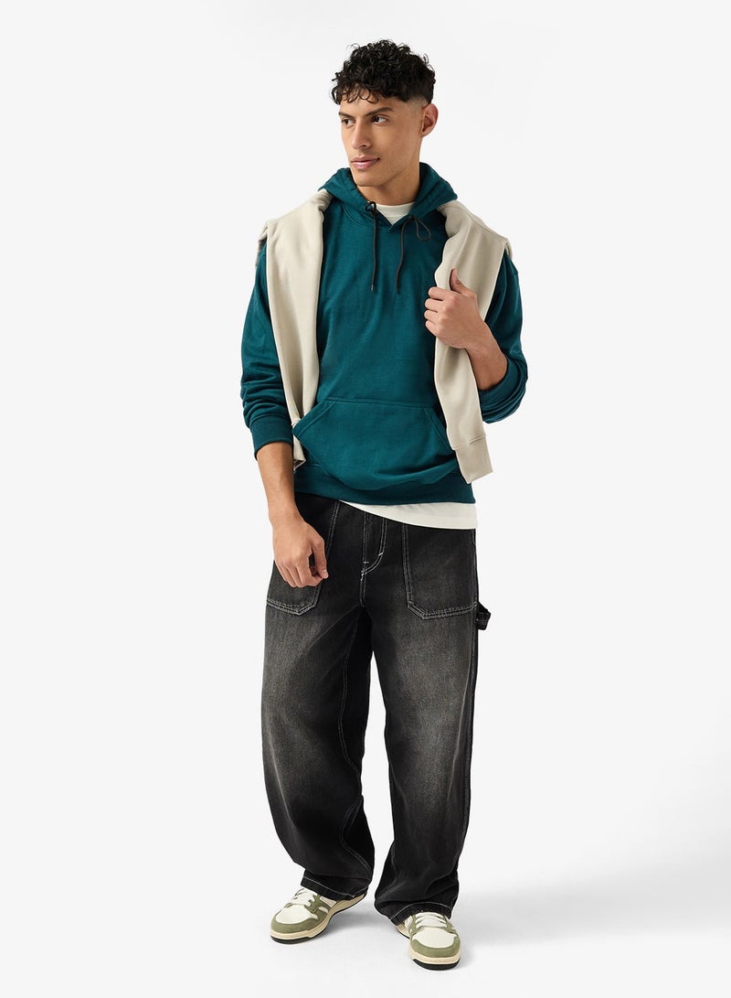 Seventy Five Oversized Graphic Zipped Hoodie - Image 4