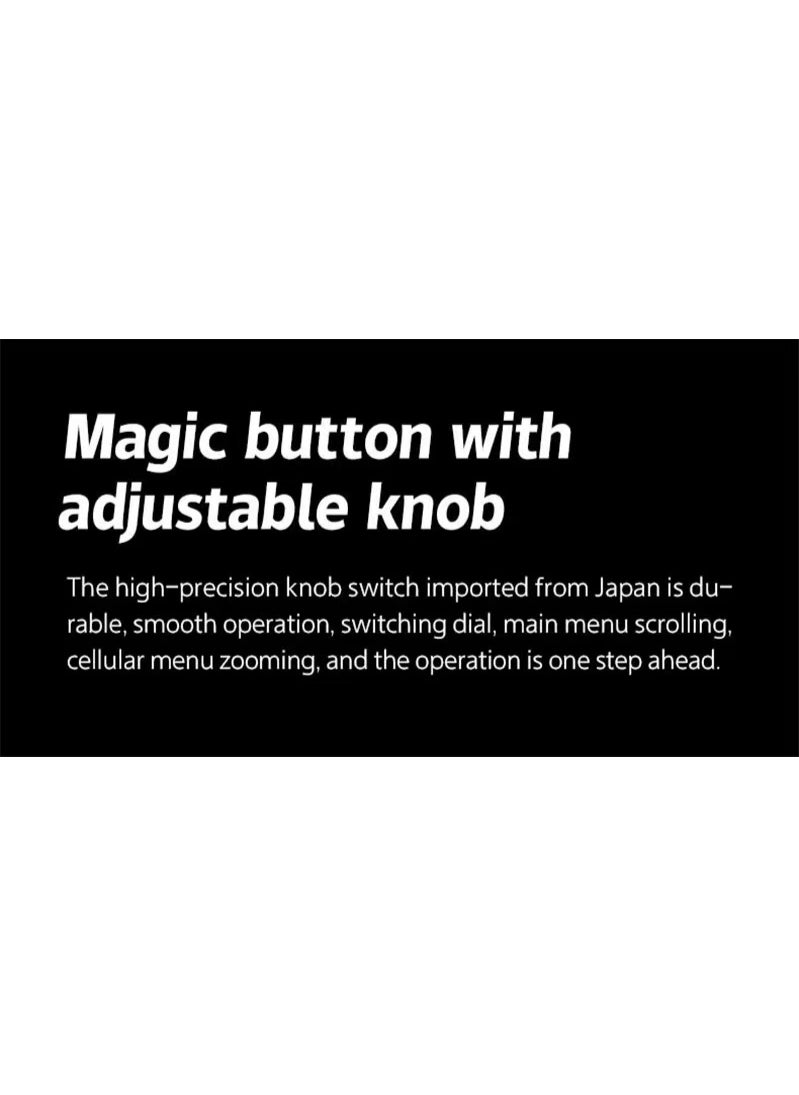 Generic - Black Smartwatch, , ergonomic and stylish design, science exercise instructor, upgraded health management, compatible with iOS and Android Black - Image 1