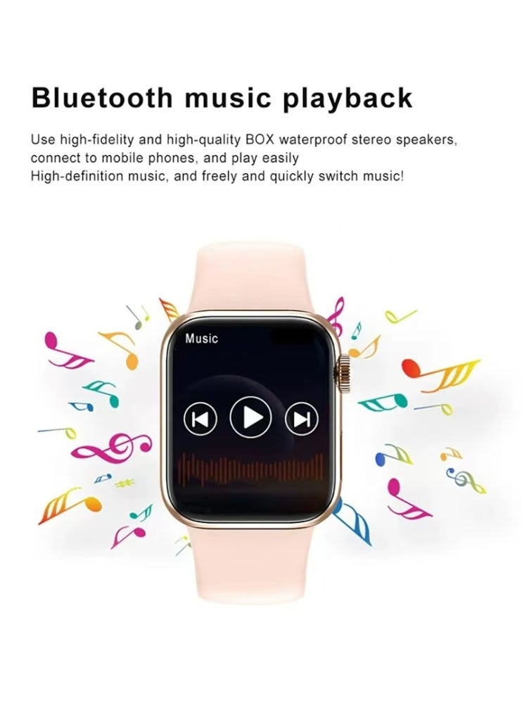 Generic - Black Smartwatch, , ergonomic and stylish design, science exercise instructor, upgraded health management, compatible with iOS and Android Black - Image 1