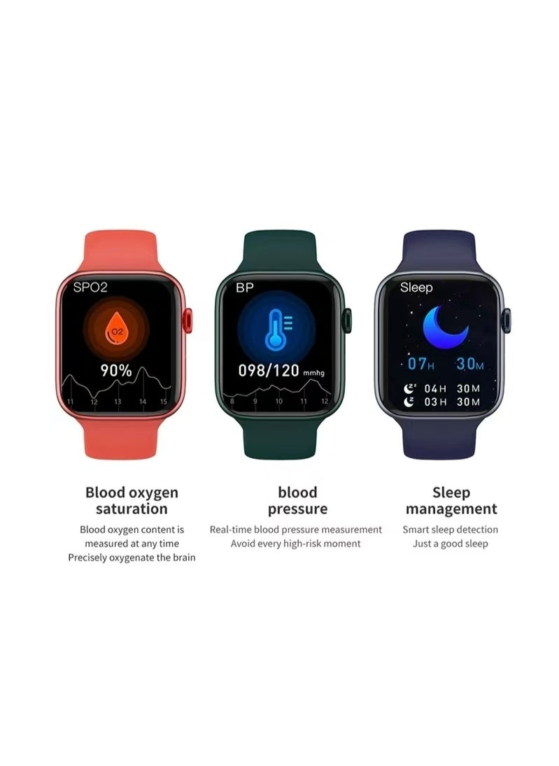 Generic - Black Smartwatch, , ergonomic and stylish design, science exercise instructor, upgraded health management, compatible with iOS and Android Black - Image 1