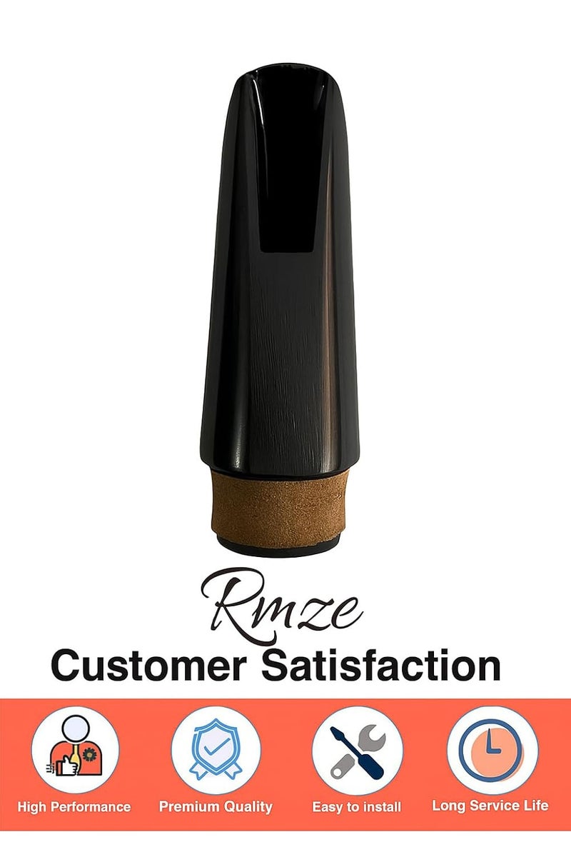 Rmze Clarinet Mouthpiece – Precision-Crafted Mouthpiece for Rich Tone & Easy Playability | Universal Fit for Students & Professionals | Durable Clarinet Part for Musical Instrument - Image 5