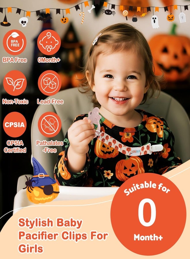 ALVABABY 8 Pack Paci Clip Holder Leashes for Newborn Baby Boys Girls 8DBP09A - Image 2