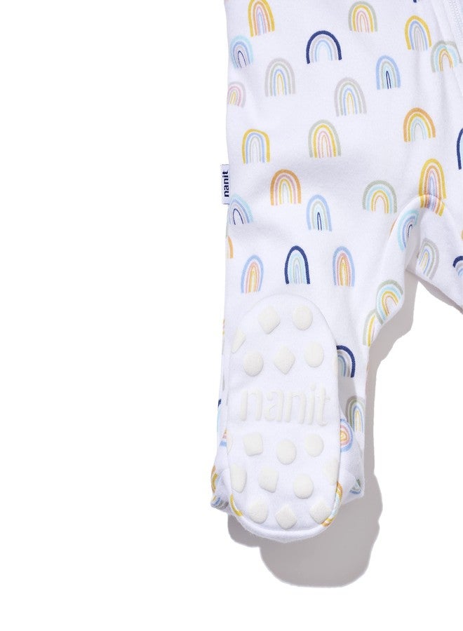 Nanit Sleep Wear Pajamas - 9M, Sweet Rainbows - Image 3