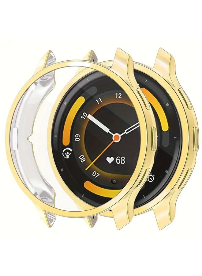 Golden TPU Soft Screen Protector Case Full Film Shell Cover for Garmin Venu 3 - Image 1