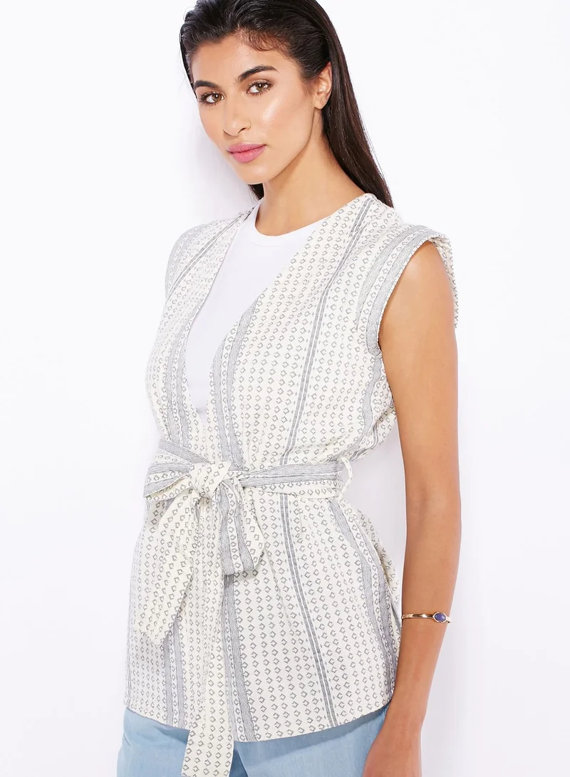 Miss Selfridge Sleeveless Kimono Jacket