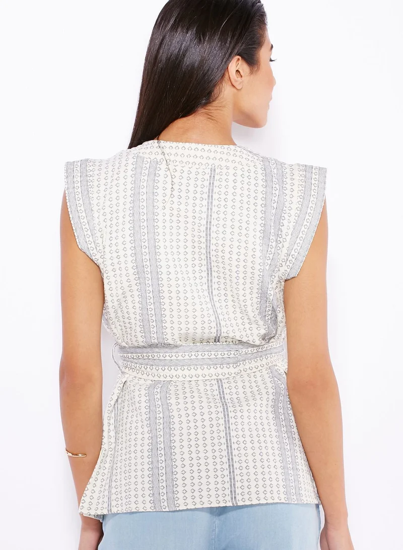Miss Selfridge Sleeveless Kimono Jacket
