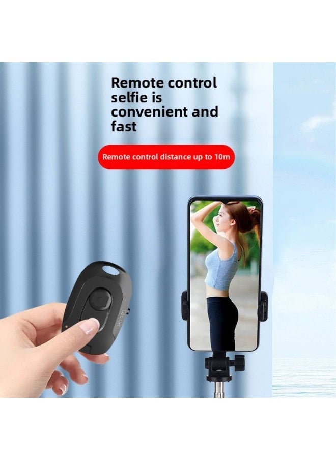 Smart Phone Bluetooth Selfie Camera Remote Battery Charger Video Recording Remote Wireless Controller Lever-Color:Black
