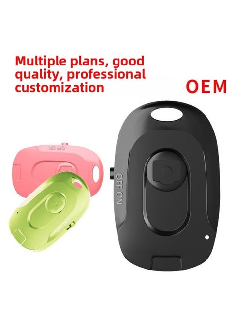 Smart Phone Bluetooth Selfie Camera Remote Battery Charger Video Recording Remote Wireless Controller Lever-Color:Black