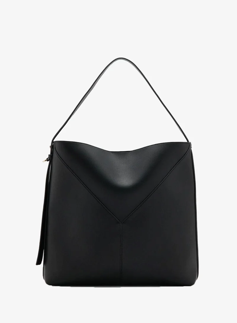 MANGO Large bucket bag