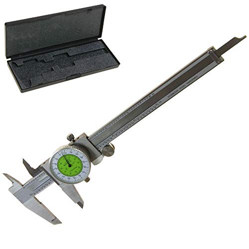 iGaging Dial Caliper 6" Fractional & Decimal Inch Combination Dual Scale - Image 1