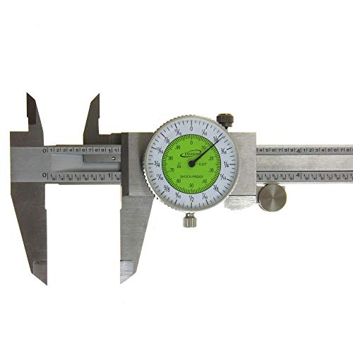 iGaging Dial Caliper 6" Fractional & Decimal Inch Combination Dual Scale - Image 4