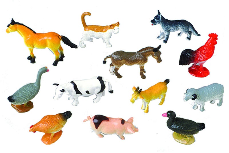 U.S. Toy Mini Farm Animals (1 Dozen)