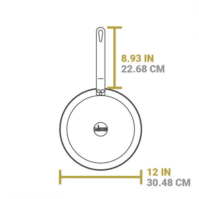 Manufacturing Company carbon steel skillet 12-Inch Black CRS12HH61 - Image 5